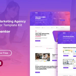 Digibuz - Digital Marketing Agency Elementor Template Kit