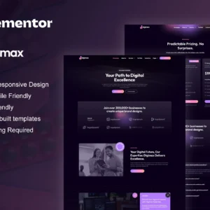 Digimax - Digital Marketing Agency Elementor Pro Template Kit