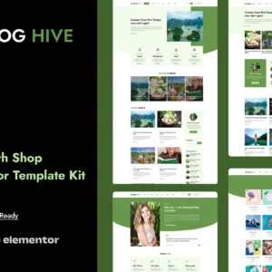 Blog Hive - Template Kit Elementor pour blog personnel