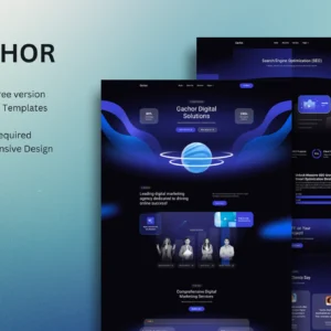 Gachor - Digital Marketing Agency Elementor Template Kit