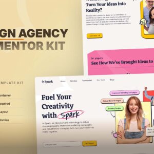 Spark - Design Agency Elementor Pro Template Kit
